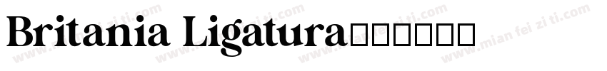Britania Ligatura字体转换